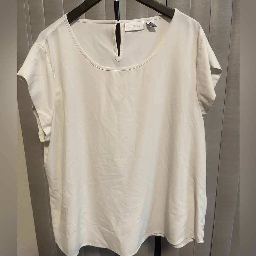 Chico's Elegant Off-White Blouse